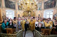 Архиерейское богослужение в Покровском храме города Щёлково