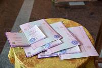 Вручение аттестатов выпускникам Алексиевской гимназии города Щёлково