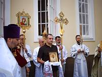 Архиерейское богослужение в Никольском храме Балашихи