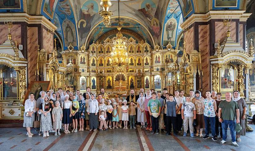 Открытие детско-юношеского слёта православного лагеря «Благовест» Московской митрополии