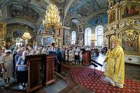 Архиерейское богослужение в Богородицерождественском соборе Орехово-Зуева