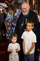 Архиерейское богослужение в Покровском храме села Пустоша