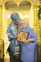 Архиерейское богослужение в Казанском храме села Казанское