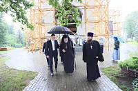 Архиерейское богослужение в Казанском храме села Казанское