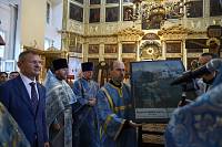 Архиерейское богослужение в Успенском храме на Стромыни