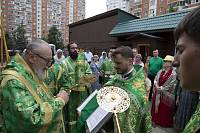 Престольный праздник в Серафимовском храме Балашихи