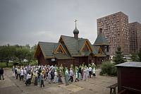 Престольный праздник в Серафимовском храме Балашихи