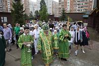 Престольный праздник в Серафимовском храме Балашихи