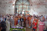 Престольный праздник в Воскресенском храме села Ильинский Погост 