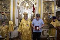 Архиерейское богослужение в Николо-Архангельском храме Балашихи