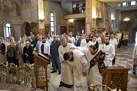 Архиерейское богослужение в Троицком храме города Реутова