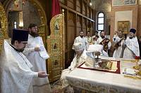 Архиерейское богослужение в Троицком храме города Реутова