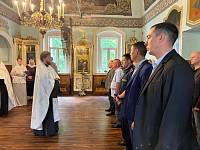 Сотрудники уголовно-исполнительной системы посетили Николо-Архангельский храм Балашихи