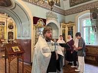 Сотрудники уголовно-исполнительной системы посетили Николо-Архангельский храм Балашихи