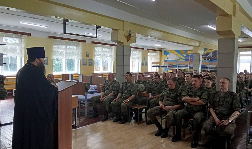 Посещение воинской части в Павлово-Посадском благочинии