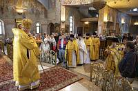 Архиерейское богослужение в Троицком храме города Реутова