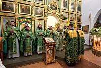 Престольный праздник в храме преподобного Саввы Сторожевского микрорайона Заря