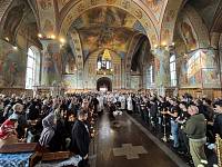 Отпевание спортсмена футбольной команды Щёлковской Русской общины Арсения Ерошевича