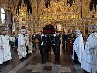 Отпевание спортсмена футбольной команды Щёлковской Русской общины Арсения Ерошевича