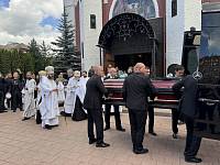 Отпевание спортсмена футбольной команды Щёлковской Русской общины Арсения Ерошевича