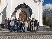 Студенты Щёлковского колледжа в Державном храме города Фрязино