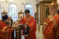 Архиерейское богослужение в Троицком храме Старой Купавны 