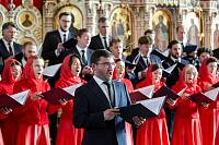 Концерт хоровой капеллы имени А. А. Юрлова в Троицком соборе города Щёлково