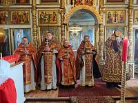 Престольный праздник в Никитском храме деревни Кабаново