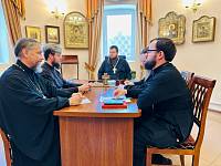 Рабочая встреча с духовенством в Павловском Посаде