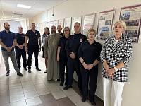 Молебен и духовная беседа в отделе полиции города Электрогорск