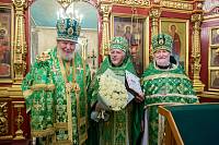 Архиерейское богослужение в Никольском храме города Щёлково 