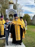 Освящение часовни святой блаженной Матроны Московской в деревне Смолево