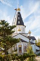 Освящение крестов в Медвежьих Озёрах