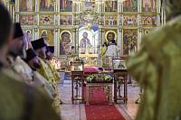 Архиерейское богослужение в Богоявленском соборе Ногинска