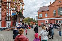 Молебен о воинах и патриотический концерт в Орехово-Зуеве