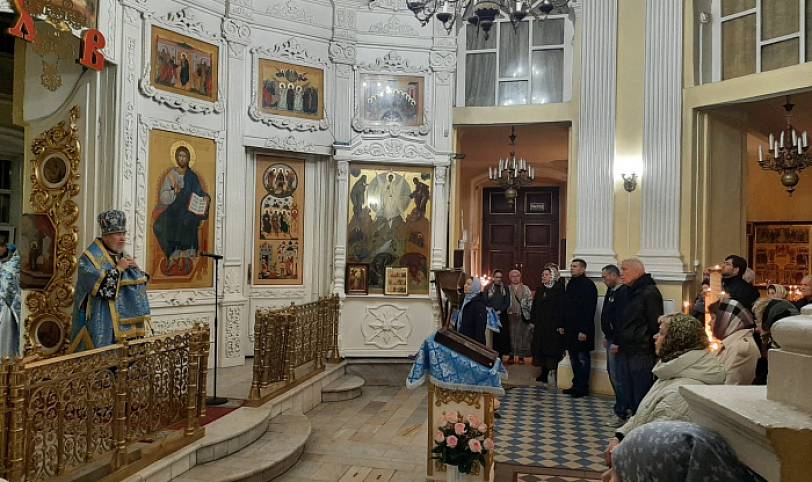 Архиерейское богослужение в Преображенском кафедральном соборе Балашихи