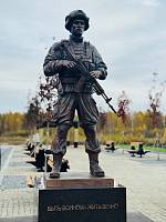 Открытие Аллеи Героев и освящение памятника воину СВО в Павловском Посаде