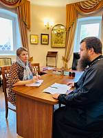 Рабочая встреча с координатором фонда «Защитники Отечества» в Павловском Посаде