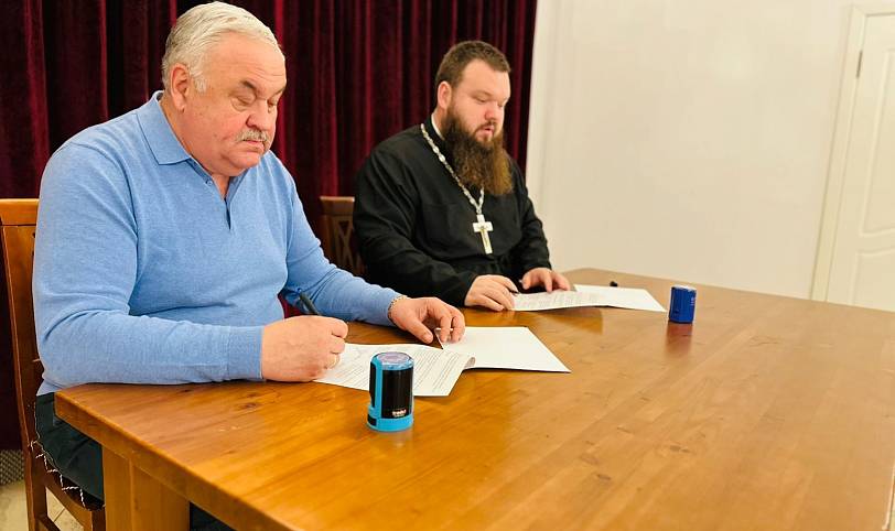 Подписание соглашения с Управлением по культуре, спорту и работе с молодёжью в Павловском Посаде