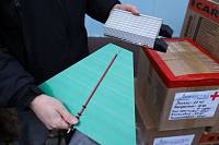 Освящение гуманитарного конвоя в Ногинске