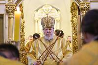 Архиерейское богослужение в Богоявленском храме села Бисерово 