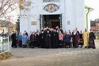 Архиерейское богослужение в Богоявленском храме села Бисерово 