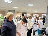 Принесение иконы Божией Матери Троеручица в военно-морской госпиталь Купавны