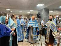 Принесение иконы Божией Матери Троеручица в военно-морской госпиталь Купавны