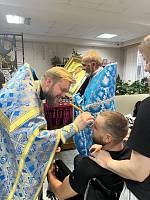 Принесение иконы Божией Матери Троеручица в военно-морской госпиталь Купавны