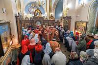 Архиерейское богослужение в храме Новомучеников и исповедников Орехово-Зуевских