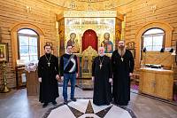 Рабочий визит благочинного в Георгиевский храм посёлка Загорянский