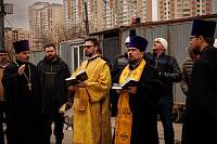 Освящение малых накупольных крестов в Кирилло-Мефодиевском храме Балашихи