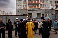 Освящение малых накупольных крестов в Кирилло-Мефодиевском храме Балашихи