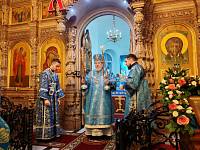 Архиерейское богослужение в Никитском Бывалинском женском монастыре 